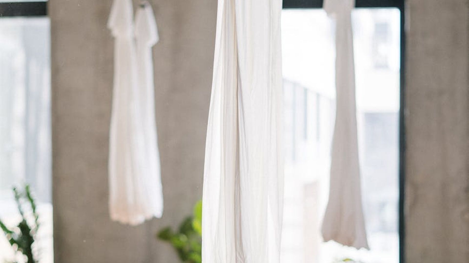 Atmospheric yoga practice setup with soft golden lighting